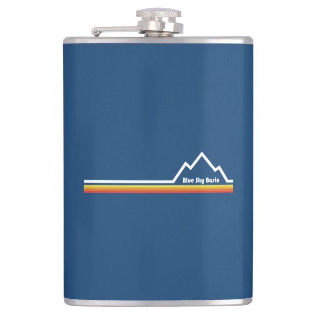 Blue Sky Basin Colorado Flask (Front)