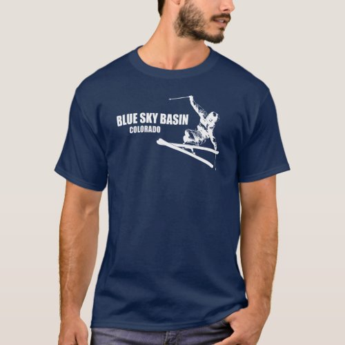 Blue Sky Basin Colorado Skier T_Shirt