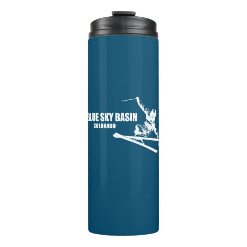 Blue Sky Basin Colorado Skier Thermal Tumbler