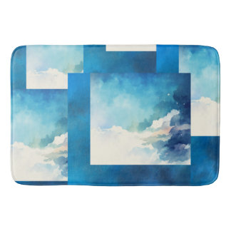 Blue Sky Bath Rug