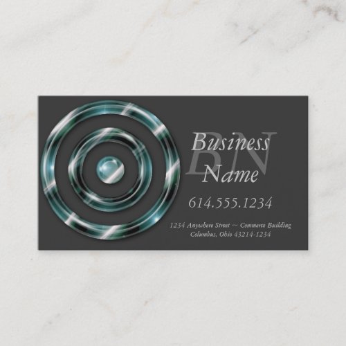 Blue Sky Bullseye Business Card