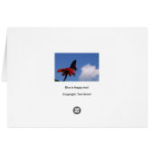 Blue Sky Butterfly! Cards (Back Horizontal)