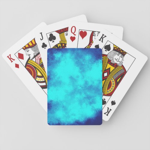 Blue Sky cloud effect Playing Cards