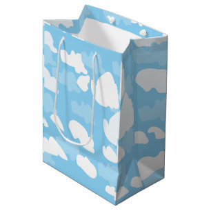 Blue Sky Clouds Medium Gift Bag
