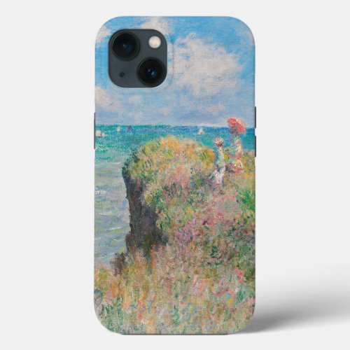 Blue Sky  Clouds Monet Impressionist Painting iPhone 13 Case