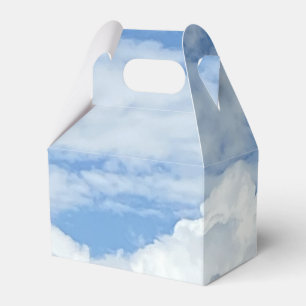 BLUE SKY CLOUDS PHOTO FAVOR BOX