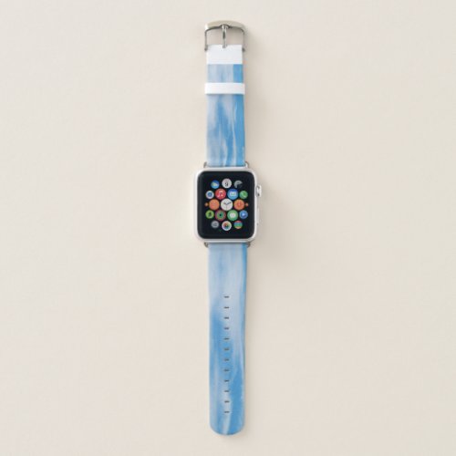 Blue Sky Clouds Summer Day Uplifting Apple Watch Band