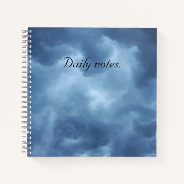 Blue sky daily notebook (Front)