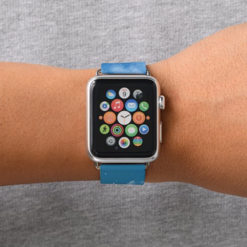 Blue Sky Design Watch – Dreamy Sky Pattern Custom Apple Watch Band