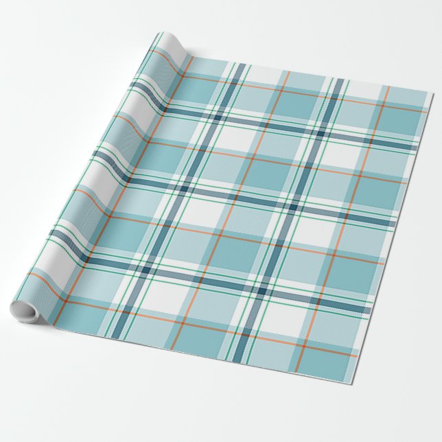 Blue Sky Dreamin' Wrapping Paper (Unrolled)