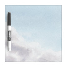 Blue Sky & Fluffy Clouds | Dry-Erase Message Board