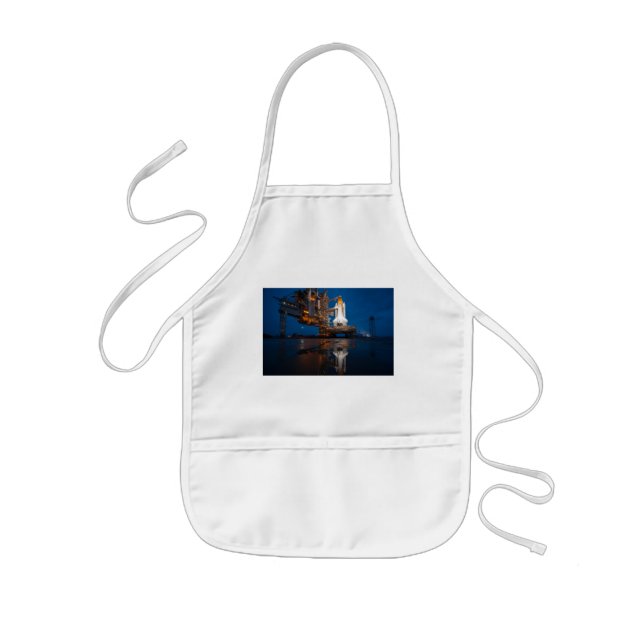 Blue Sky for Space Shuttle Atlantis Launch Kids' Apron (Front)