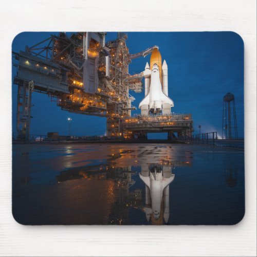 Blue Sky for Space Shuttle Atlantis Launch Mouse Pad