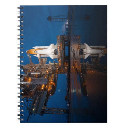 Blue Sky for Space Shuttle Atlantis Launch Notebook