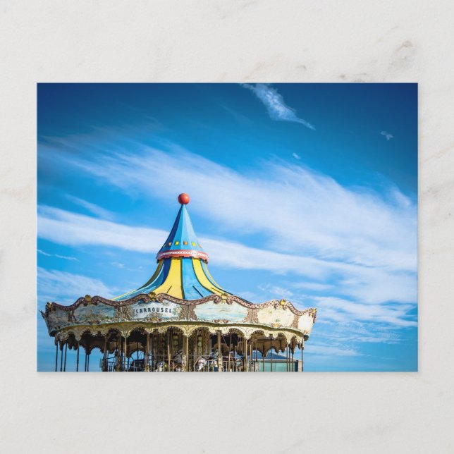 Blue sky fun from Barcelona Postcard (Front)