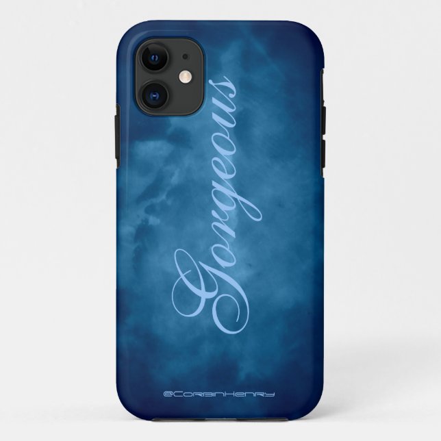 Blue Sky Gorgeous Case-Mate iPhone Case (Back)