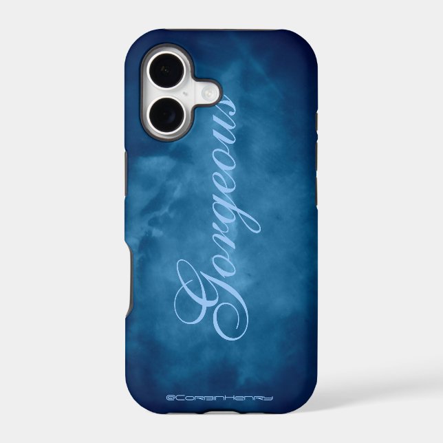 Blue Sky Gorgeous Iphone Case (Back)