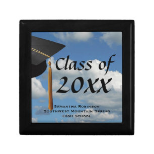 Blue Sky Graduation Keepsake Box