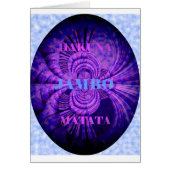 Blue Sky Hakuna Matata Kenya Giraffe Woven Art C (Front)