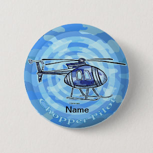 Blue Sky Helicopter Button