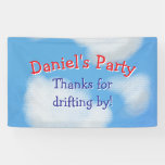 Blue Sky Kids Party Welcome Banner