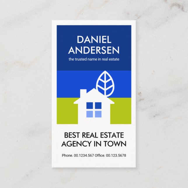 Blue Sky Layers Home Landscape Realty Business Card (Front)