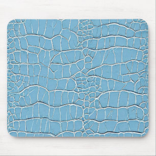 💙 Blue Sky Leather Desk Calm Modern Office 💙 Mouse Pad