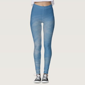 Blue Sky Leggings by 16creative at Zazzle