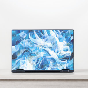 Blue Sky Mosaic Dragon HP Laptop Skin