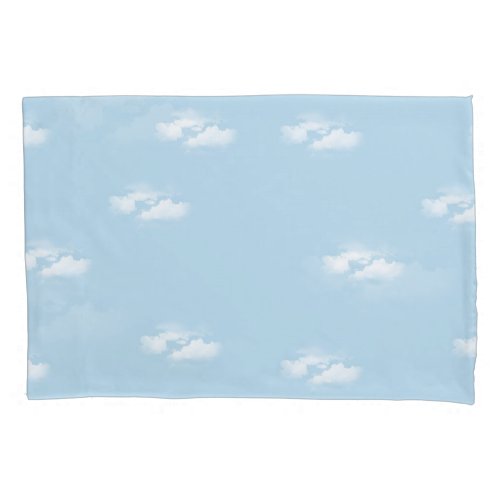 Blue sky pillor for a bedding set pillow case