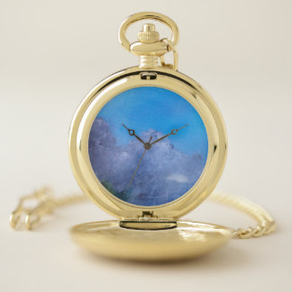 Blue Sky Pocket Watch