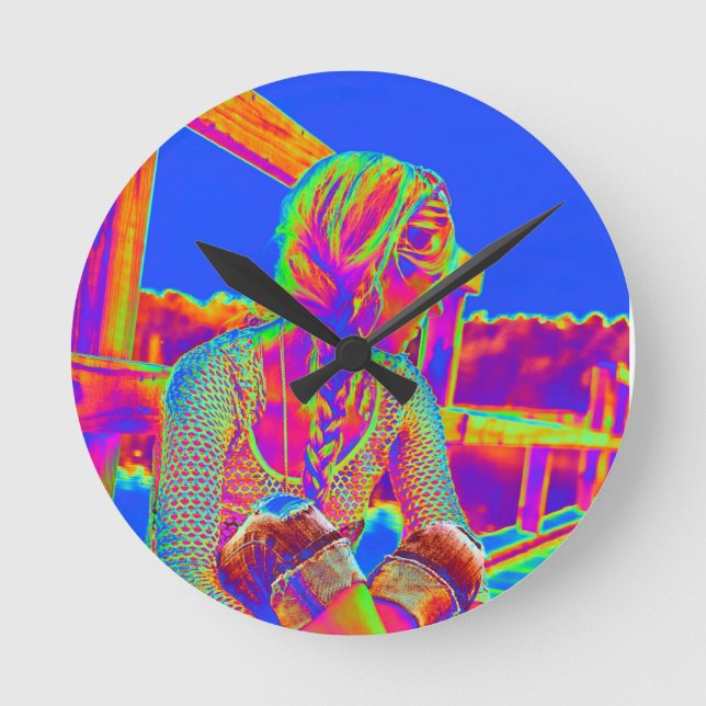 Blue Sky Round Clock (Front)