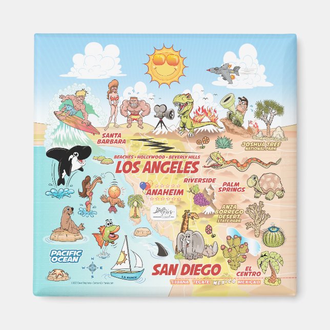 Blue Sky SoCal Magnet (Front)