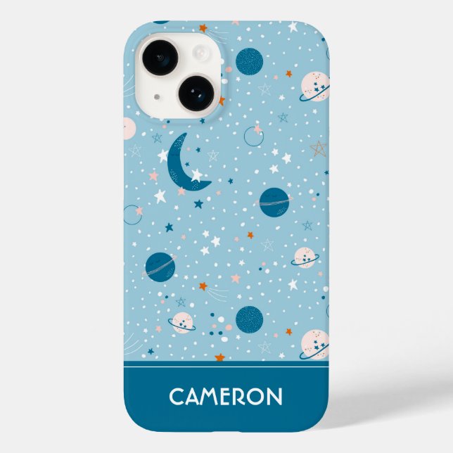 Blue Sky & Space Pattern Case-Mate iPhone Case (Back)