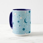 Blue Sky &amp; Space Pattern Mug