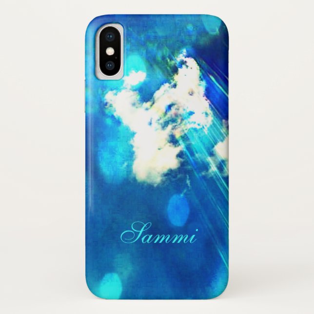 Blue Sky Sparkle Case-Mate iPhone Case (Back)