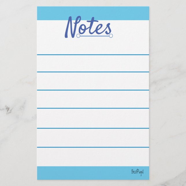 Blue Sky Stationery (Front)