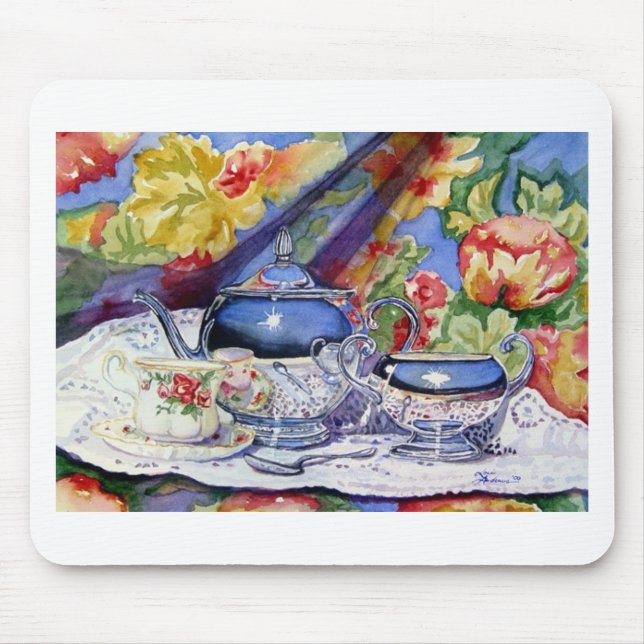 Blue Sky Tea Mouse Pad (Front)