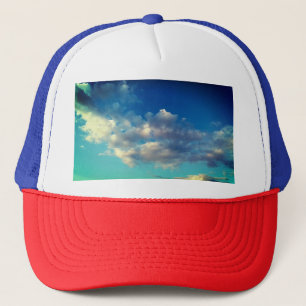 Blue sky trucker hat