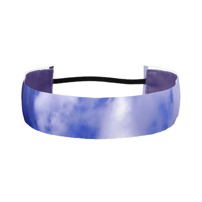 Blue Sky & White Clouds Athletic Headband (Front)