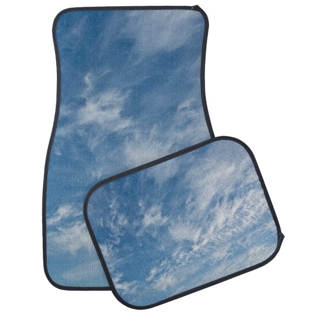 Blue Sky White Clouds  Car Floor Mat (Set)
