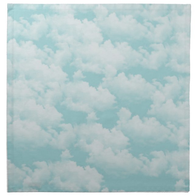 Blue sky with clouds napkin (Front)