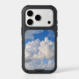 Blue sky with clouds photo iPhone 17 pro case
