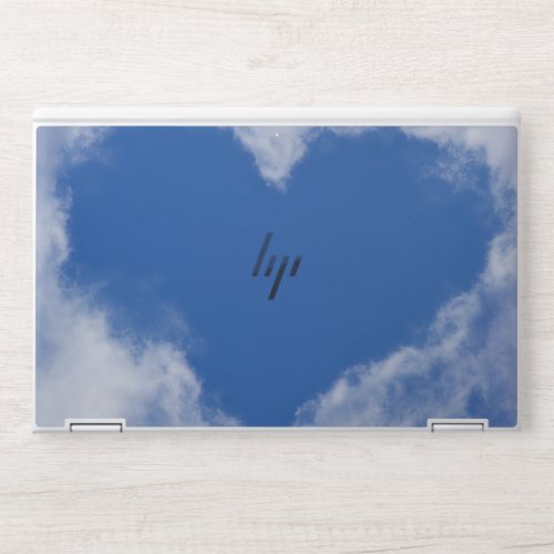 Blue Sky with Love HP Elite Book HP Laptop Skin