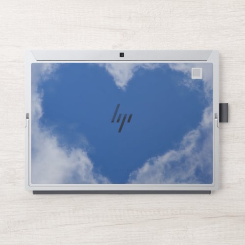 Blue Sky with Love HP Elite Book HP Laptop Skin