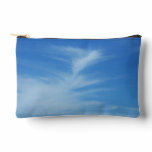 Blue Sky with White Clouds Abstract Nature Photo Accessory Pouch