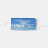Blue Sky with White Clouds Abstract Nature Photo Adult Cloth Face Mask (Front, Folded)