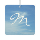 Blue Sky with White Clouds Abstract Nature Photo Air Freshener