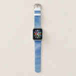 Blue Sky with White Clouds Abstract Nature Photo Apple Watch Band
