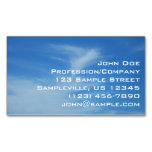 Blue Sky with White Clouds Abstract Nature Photo Business Card Magnet